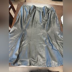 Lane Bryant Black Faux Leather Skirt